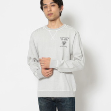 AVIREX L/S STENCIL CREW NECK KNIT 6114017画像