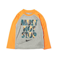 JORDAN BRAND MUST NONSTOP DRI-FIT RAGRAN L/S TEE DK GREY HEATHER 86D832-042画像