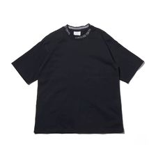 CONVERSE TOKYO ロゴ襟 Tシャツ ブラック 2891UTS406-BLK画像