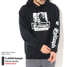X-LARGE &times; Epitaph Pullover Hoodie 106204012003画像