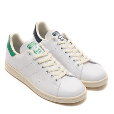 adidas STAN SMITH CREAM WHITE/FOOTWEAR WHITE/COLLEGE NAVY FY1794画像