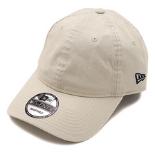 NEW ERA 9TWENTY クロスストラップ ウォッシュドコットン ベーシック アイヴォリー 11434014画像