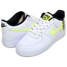 NIKE AIR FORCE 1 LV8 1(GS) WORLD WIDE PACK white/barely volt-volt-black CN8536-100画像