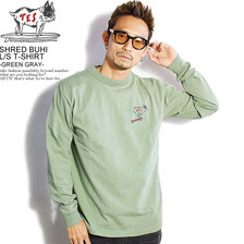 The Endless Summer SHRED BUHI L/S T-SHIRT -GREEN GRAY- FH-1374317画像