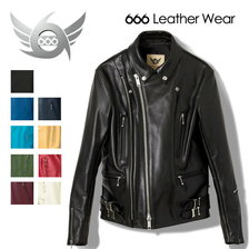 666 LJM-1TFTW タイトフィット ツイントラック U.K. サイドベルト ライダースジャケット画像