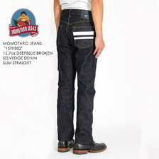 MOMOTARO JEANS 15周年:ブロークンデニム・スリムストレート 15THB02画像
