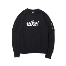 NIKE AS M NSW AIRMOJI FT CREW GRUMP BLACK DA8743-010画像