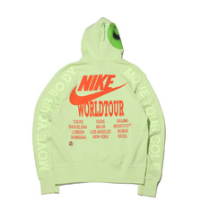 NIKE AS M NSW PO FT HOODIE WTOUR LT LIQUID LIME DA0932-383画像