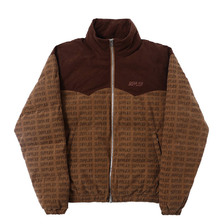 SUPPLIER BROWN CORDUROY PUFFER D1-01062-600画像