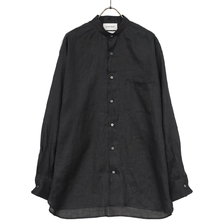 MARKAWARE COMFORT FIT BAND COLLAR SHIRT - HEMP SHIRTING - A21A-08SH02C画像