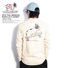 The Endless Summer TES TAIL MANUAL BUHI L/S T-SHIRT -GRAY PINK- NV-1374304画像