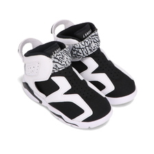 JORDAN BRAND JORDAN 6 RETRO LITTLE FLEX (TD) WHITE/BLACK-PURE PLATINUM CT4417-100画像