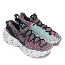 NIKE W SPACE HIPPIE 04 SMOKE GREY/BLACK-PINK BLAST CD3476-003画像