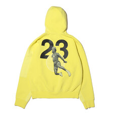 JORDAN BRAND AS M J 23ENG WASH FLC PO HOODY OPTI YELLOW/BLACK CV2768-731画像