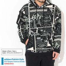 adidas &times; Patrick Kyle RYV Graphic Pullover Hoodie Originals GN3345画像