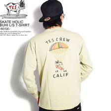 The Endless Summer SKATE HOLIC BUHI L/S T-SHIRT -BEIGE- MX-1374310画像
