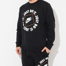 NIKE JDI Fleece Crew Sweat Black DA0158-010画像