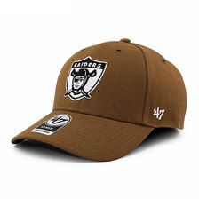 '47 Brand &times; Carhartt LAS VEGAS RAIDERS MVP CAP BROWN FLC-BOYLS23DUV-BW63画像