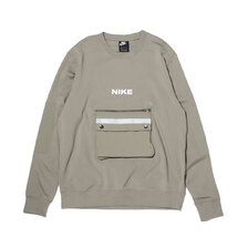 NIKE AS M NSW CITY MADE FLC CREW LIGHT ARMY/WHITE DA0070-320画像