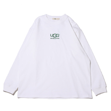 UGG ネイティブ柄 エルボーパッチ ロンT WHITE 21SS-UGTP03画像