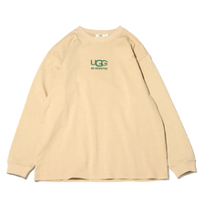 UGG ネイティブ柄 エルボーパッチ ロンT BEIGE 21SS-UGTP03画像