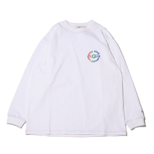 UGG レインボーサークル ロゴ ロンT WHITE 21SS-UGTP07画像
