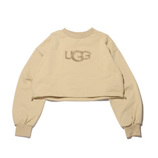 UGG ロゴ刺繍 短丈 スウェット BEIGE 21SS-UGTP06画像
