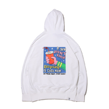 PUMA DOWNTOWN GRAPHIC HOODIE Puma White 530738-02画像