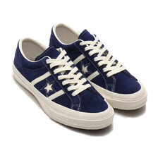 CONVERSE STAR & BARS SUEDE NAVY 35200220画像