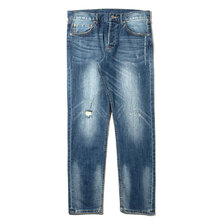 APPLEBUM Kate Slim Stretch Denim Pants (Damage) INDIGO画像