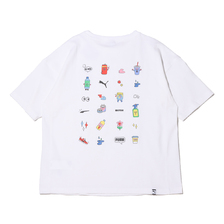 PUMA DOWNTOWN GRAPHIC TEE Puma White 530244-02画像