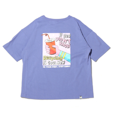 PUMA DOWNTOWN GRAPHIC TEE Hazy Blue 530244-14画像