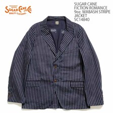 SUGAR CANE FICTION ROMANCE 9oz. WABASH STRIPE JACKET SC14840画像