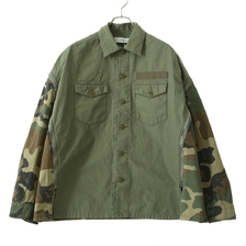 FACETASM ZIPPER ARMY SHIRT KGO-SH-M02画像