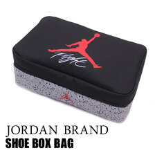 JORDAN BRAND SHOE BOX BAG BLACK GREY 9B0388-KG5画像