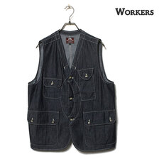 Workers W&G Vest, 6 oz Denim画像