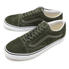 VANS PIG SUEDE OLD SKOOL OLIVE/TRUE WHITE VN0A3WKT4QV画像