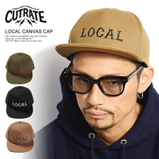 CUTRATE LOCAL CANVAS CAP CR-21SS003画像