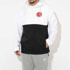 NIKE JDI Woven Hoodie JKT White/Black DA0175-100画像