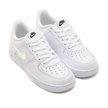 NIKE FORCE 1 LV8 1 (PS) WHITE/MULTI-COLOR-BLACK CW1584-100画像
