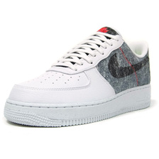 NIKE AIR FORCE 1 '07 LV8 WHITE/LIGHT SMOKE GREY/BLACK/CLEAR CV1698-100画像