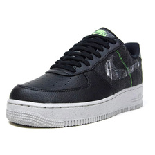 NIKE AIR FORCE 1 '07 LV8 BLACK/ELECTRIC GREEN/LIGHT BONE/CLEAR CV1698-001画像