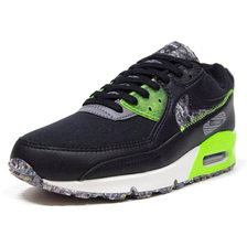 NIKE AIR MAX 90 BLACK/ELECTRIC GREEN-SMOKE GREY DD0383-001画像