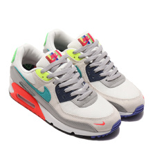 NIKE AIR MAX 90 SE PEARL GREY/SPORT TURQ-SUMMIT WHITE-BLACK DA5562-001画像