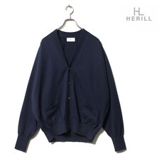 HERILL Cotton Cardigan NAVY 21-080-HL-8050-1画像
