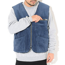 STUSSY Wide Wale Reversible Vest 115541画像