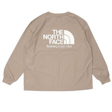 THE NORTH FACE PURPLE LABEL &times; BEAUTY&YOUTH L/S LOGO TEE BEIGE NP2080N画像