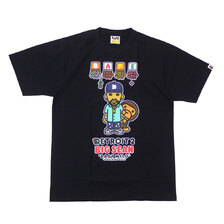 BIG SEAN &times; A BATHING APE DETROIT 2 BABY MILO TEE BLACK画像