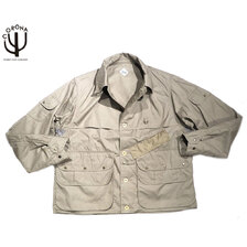 CORONA CJ032-21-03 HIGH DENSITY COTTON GABARDINE STREAM JACKET desert khaki画像