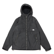 THE NORTH FACE NYLON DENIM COMPACT JACKET NYLON BLACK DENIM NP22136画像